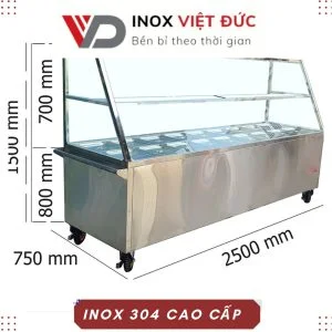 Tủ giữ nóng thức ăn cao cấp bằng điện tự động 18 Khay TH-21