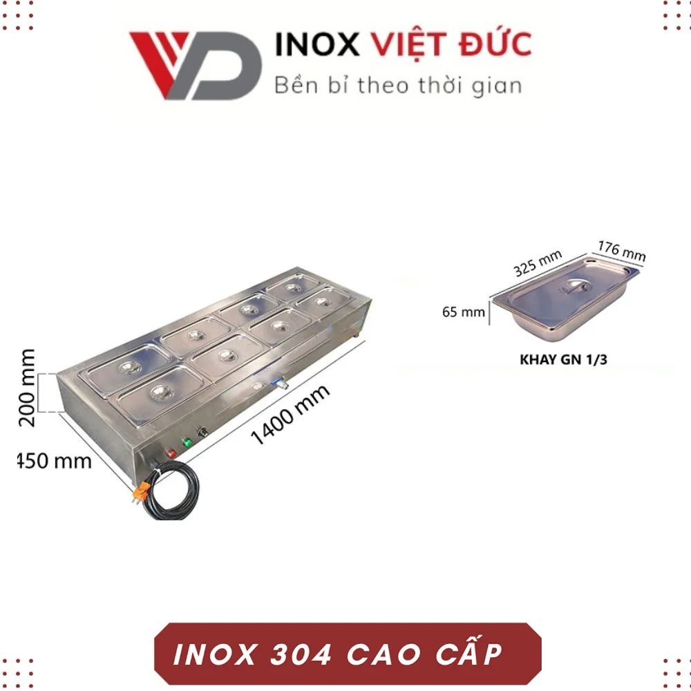 nồi hâm nóng cơm mini 8 Khay Để Bàn TH-37