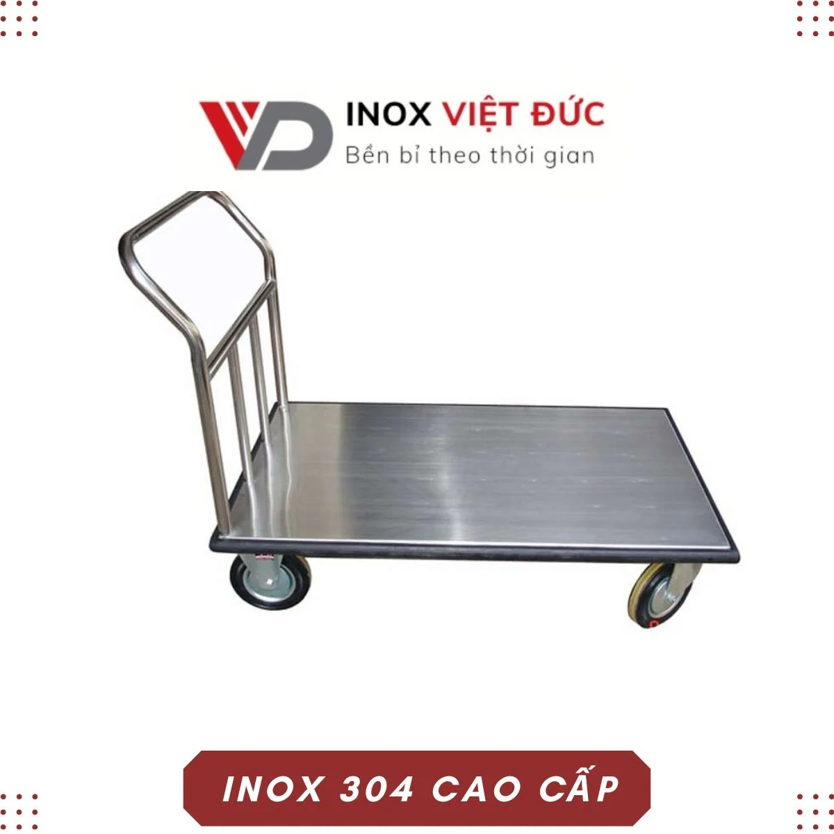 Xe Đẩy Xếp Gọn inox tải trọng 50 Kg 10 Xe Đẩy Xếp Gọn inox tải trọng 50 Kg