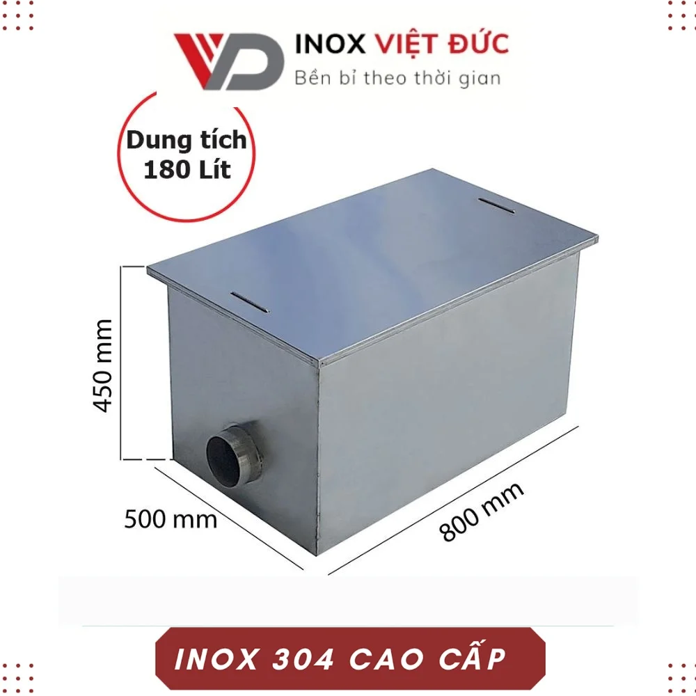 Bể Tách Dầu Mỡ Công Nghiệp 160 Lít BM-N160