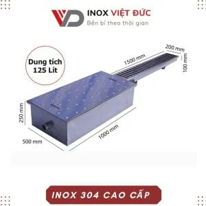 Bể Bẫy Mỡ Âm Sàn Công Nghiệp 500 Lít BM-A500