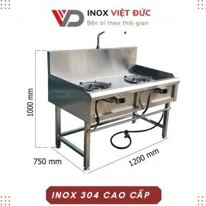 Bếp Á 2 họng có quạt thổi BA-20