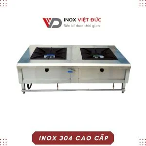 bếp ga đôi công nghiệp Không Gáy BA-06