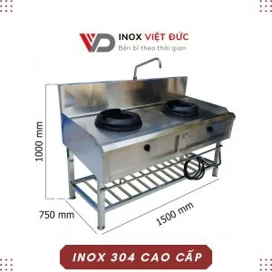 bếp đôi công nghiệp Có Kệ BA-05