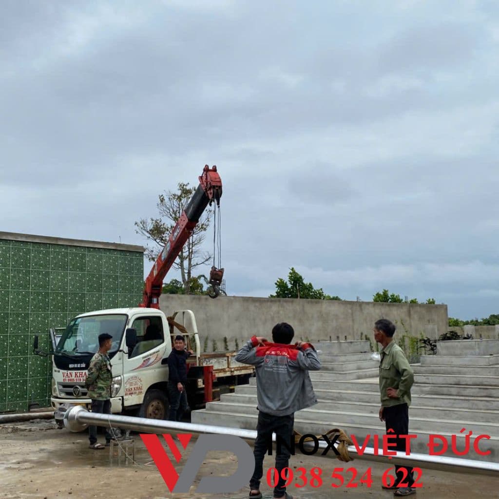 Cột cờ inox 304