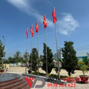 Gia công cột cờ inox 8m theo yêu cầu