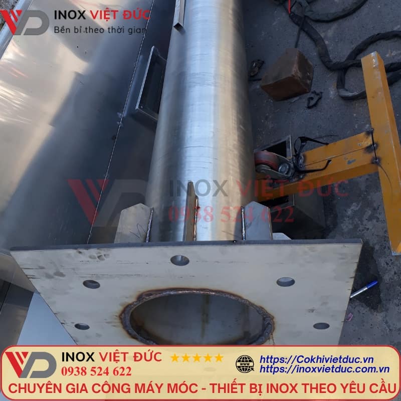 Cột cờ inox 304 17m