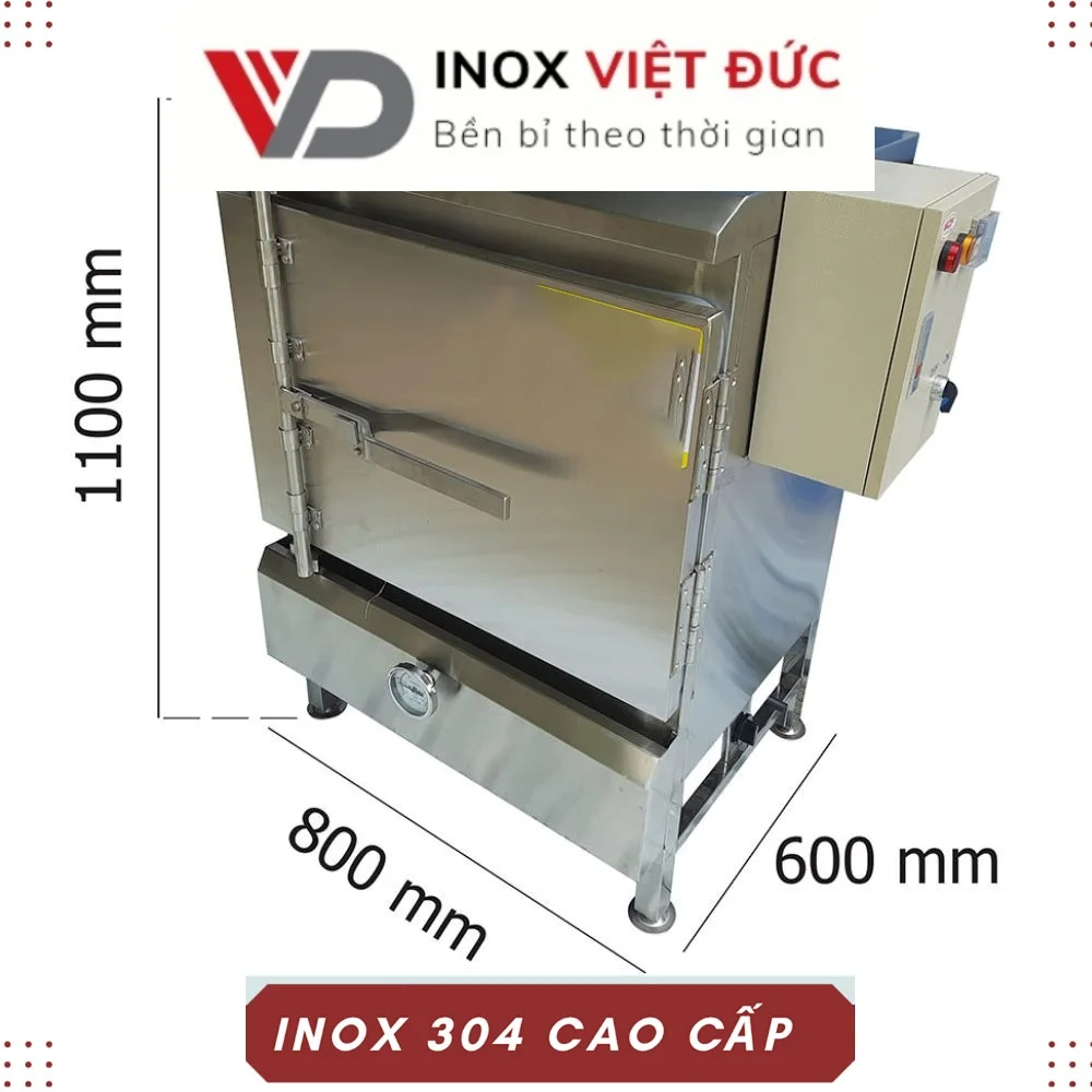 Tủ nấu cơm công nghiệp dùng điện 12 khay