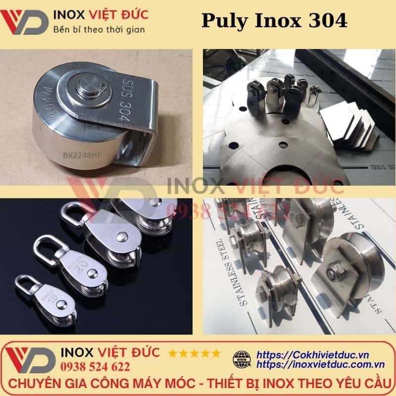 Ròng rọc cột cờ inox