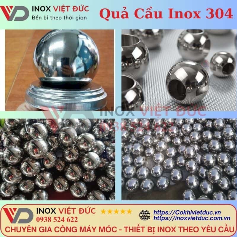 Quả châu inox 304