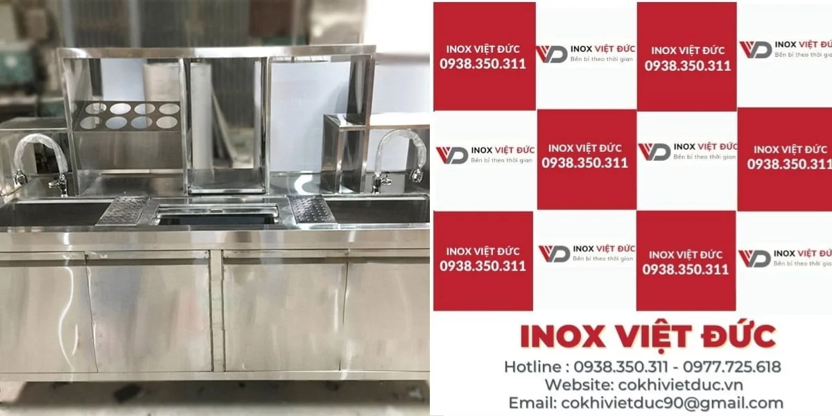 Quầy bar trà sữa, quầy bar pha chế trà sữa 16 13