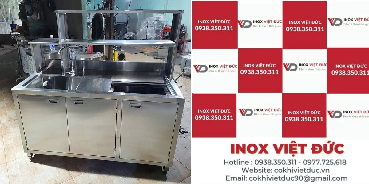 quầy pha chế chữ l