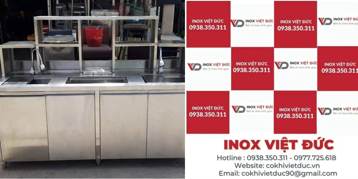 Quầy bar trà sữa, quầy bar pha chế trà sữa 14 11