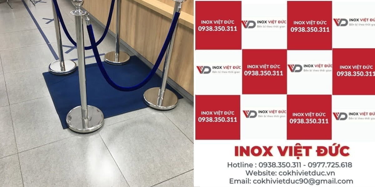 cột chắn inox