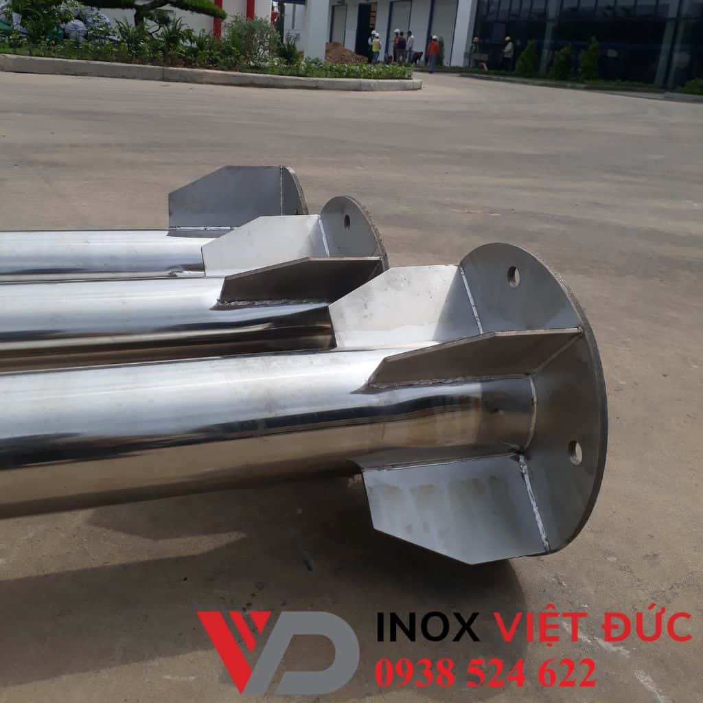 Cột Cờ Inox 5M 34 Cột cờ inox 5m chống gỉ sét, bền đẹp