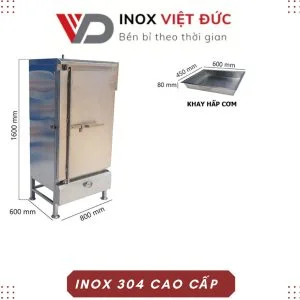 Tủ Nấu Cơm Gas Công Nghiệp 24 Khay