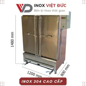 Tủ cơm công nghiệp 8 khay điện có điều khiển