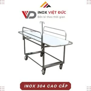 xe đẩy bệnh nhân inox Đạt Chuẩn