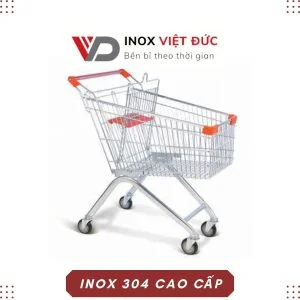 xe đẩy siêu thị gấp gọn