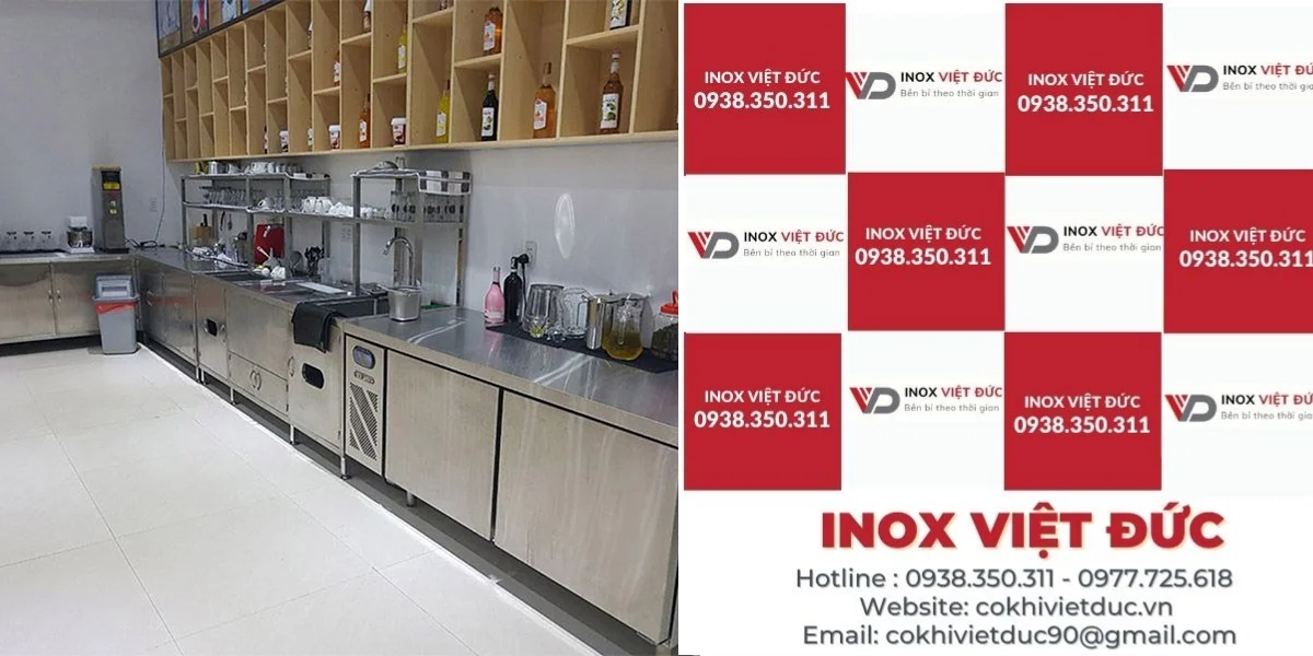 quầy pha chế cafe