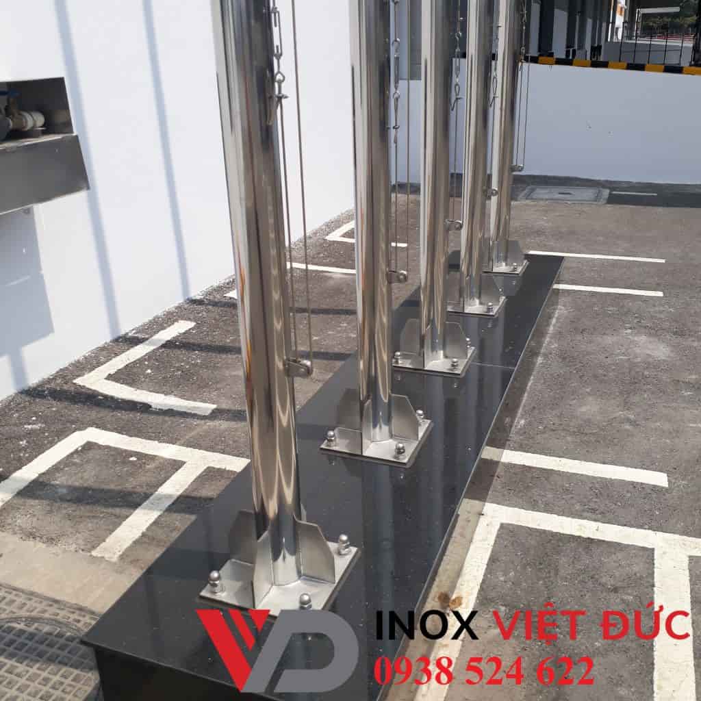 Chân cột cờ inox 304 cao cấp