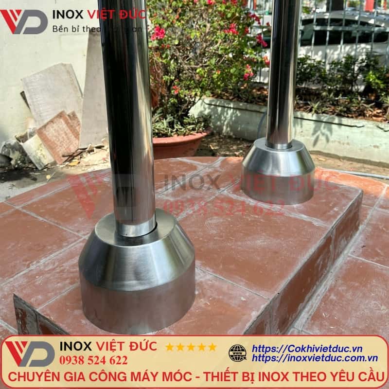 Chân Cột Cờ Inox 304 21 Chân cột cờ inox 304 chống g