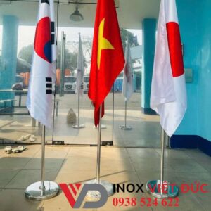 Cột cờ văn phòng inox 304 bền đẹp