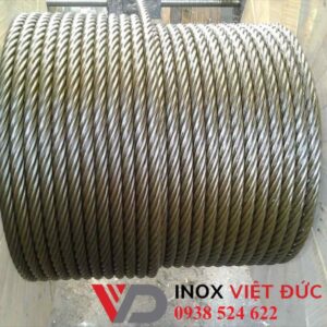 Day cáp inox 304 bọc nhựa