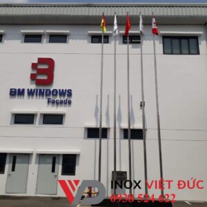Cột cờ công ty inox 304