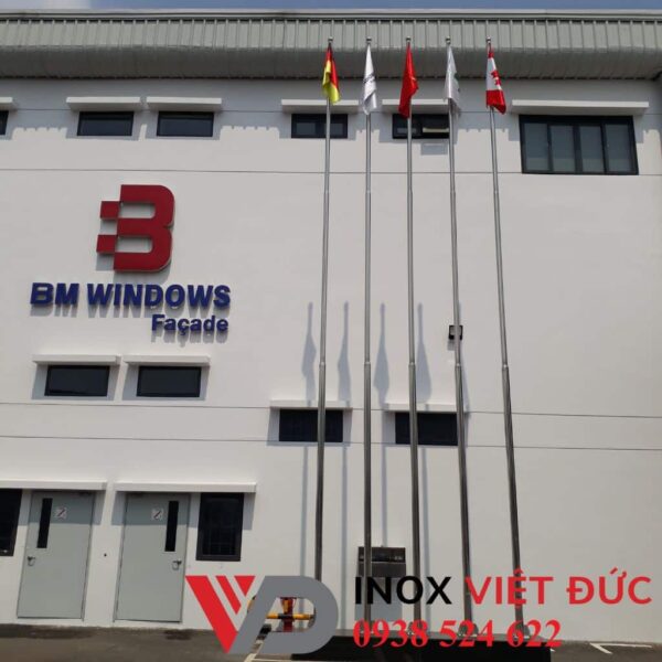 Cột cờ công ty inox 304