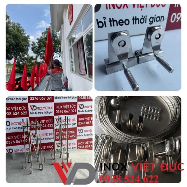 Phụ Kiện Cột Cờ Inox 304